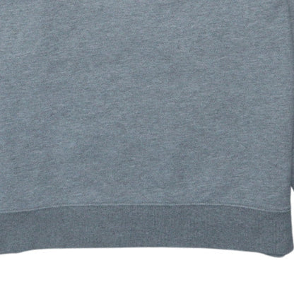 Timberland Men's Grey Crew Neck Sweatshirt Size M Classic Logo Cotton Blend