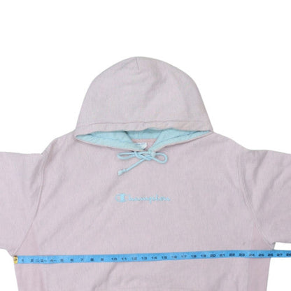 Champion Men's Pink Reverse Weave Pullover Hoodie XL