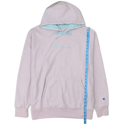 Champion Men's Pink Reverse Weave Pullover Hoodie XL