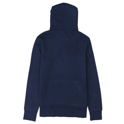 Puma Womens Navy Blue Pullover Hoodie UK 16 Cotton Blend Logo