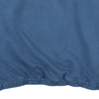 Burberrys Blue Long Sleeve Polo Shirt Men 2XL Cotton Vintage