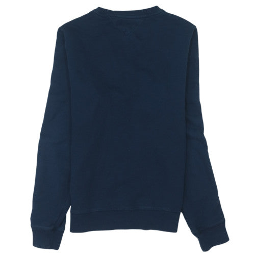 Tommy Hilfiger Men’s Blue Logo Tape Crew Neck Sweatshirt M