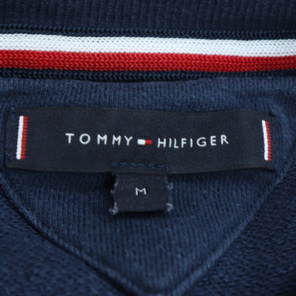 Tommy Hilfiger Men’s Blue Logo Tape Crew Neck Sweatshirt M