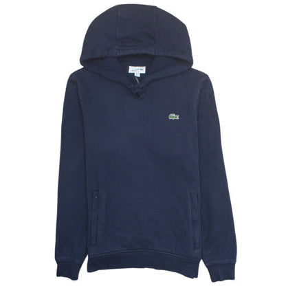 Lacoste Men's Navy Blue Classic Fit Pullover Hoodie Size S