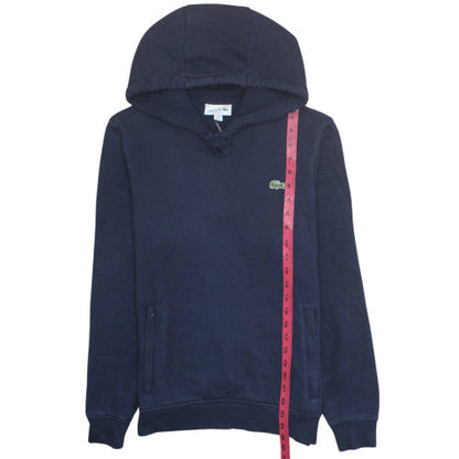 Lacoste Men's Navy Blue Classic Fit Pullover Hoodie Size S
