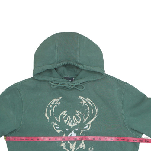 NBA Exclusive Men's Green Pullover Hoodie Size L Cotton Fleece