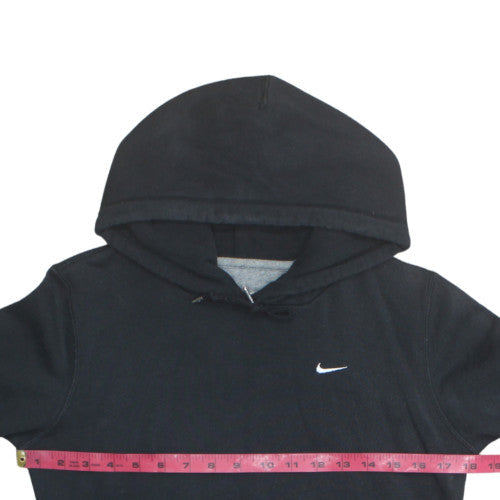 Nike Men's Black Pullover Hoodie M Logo Sports Cotton Sweatshirt