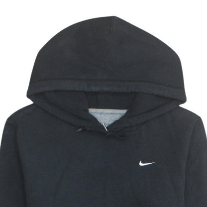 Nike Men's Black Pullover Hoodie M Logo Sports Cotton Sweatshirt