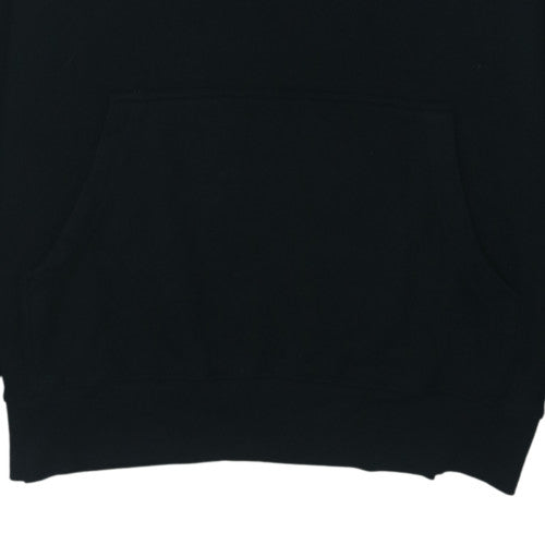 Hard Rock Hotel Men’s Black Pullover Hoodie Large Graphic Music Sweatshirt