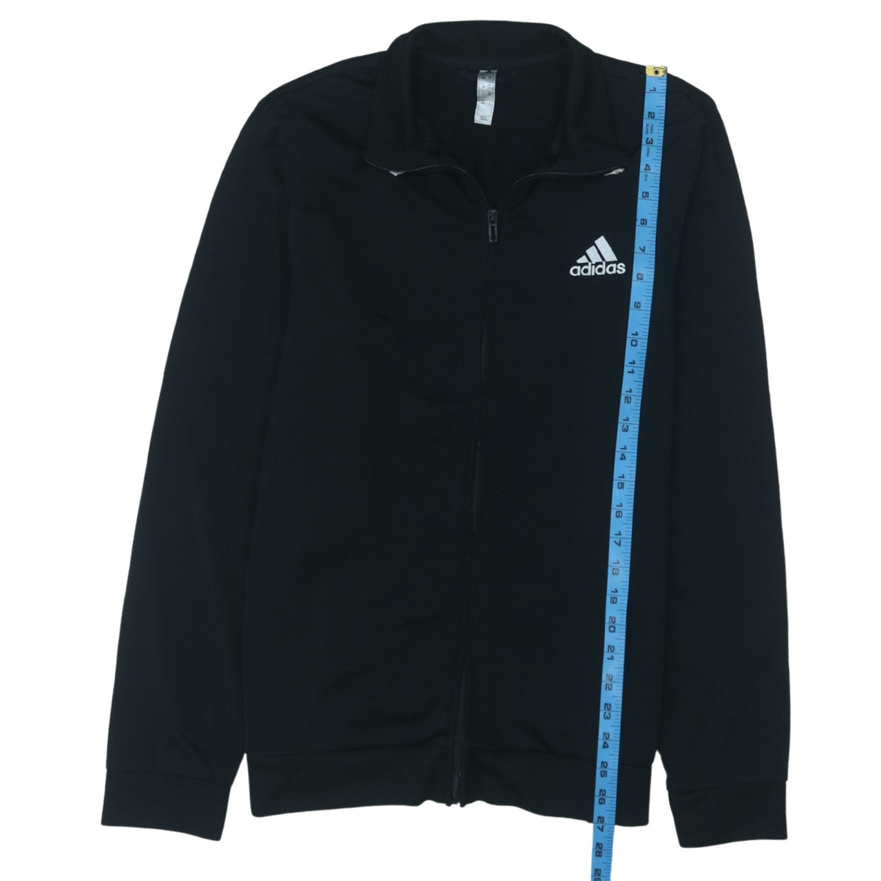 Adidas Men's Black Track Jacket L Full Zip Activewear