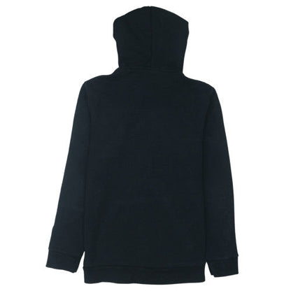 Adidas Mens Black Pullover Hoodie M Logo Fleece Sweatshirt