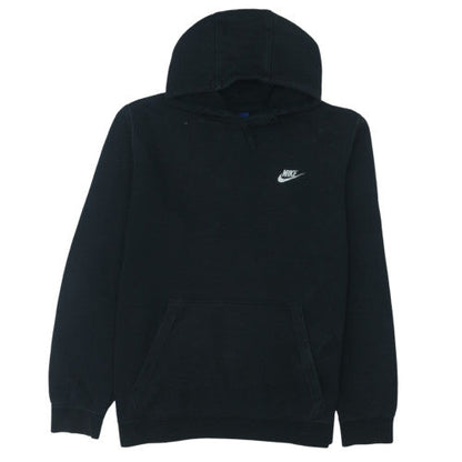 Nike Mens Black Pullover Hoodie L Regular Fit Fleece Sportswear