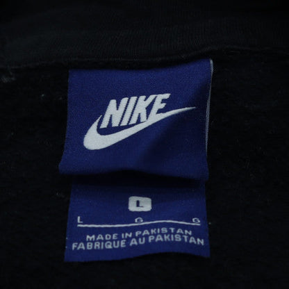 Nike Mens Black Pullover Hoodie L Regular Fit Fleece Sportswear