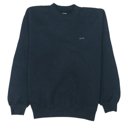 Levi's Men's Black Crew Neck Pullover Sweatshirt Size M