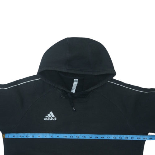 Adidas Mens Black Pullover Hoodie Size L Sports Fleece