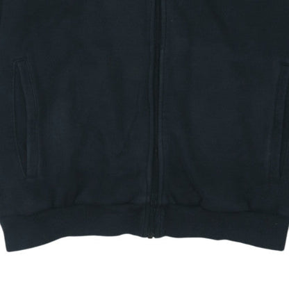 Adidas Mens Black XL Full Zip Hooded Sweatshirt Fleece Jacket