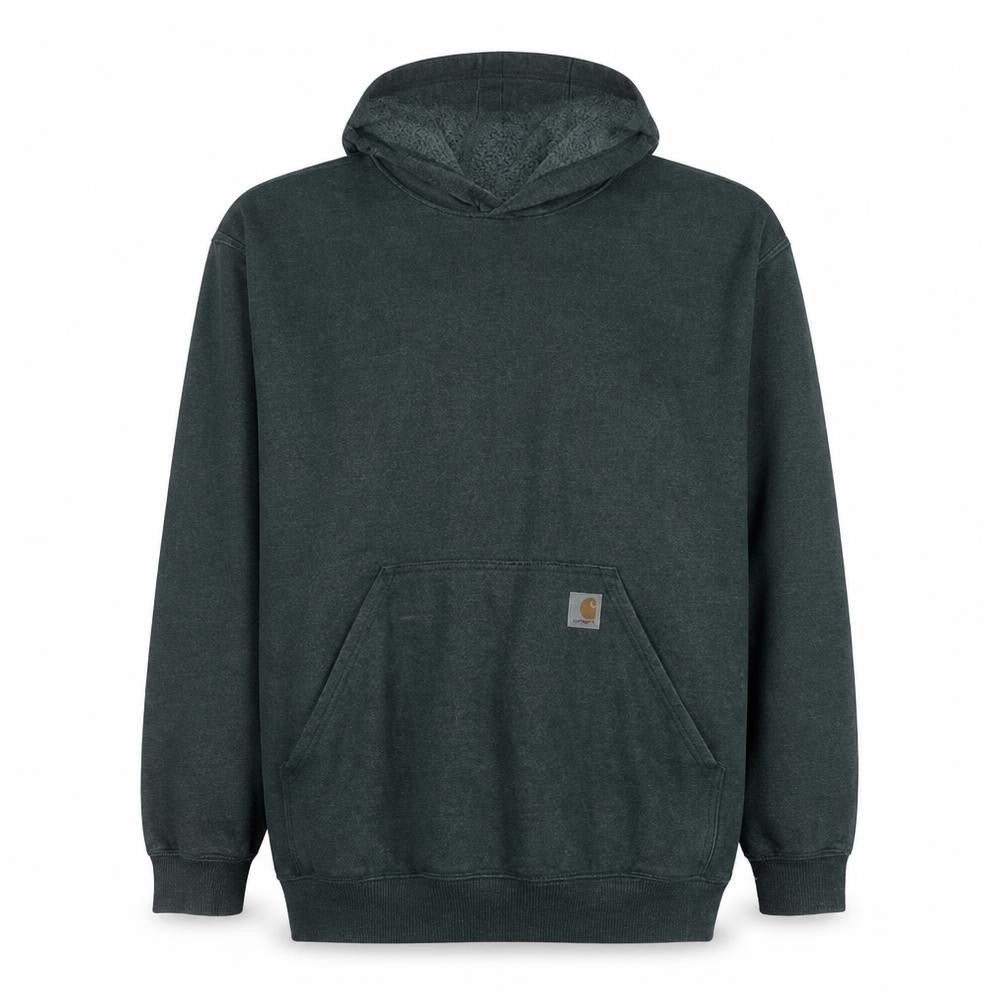 Carhartt Men’s Grey Pullover Hoodie XL Regular Heavyweight Cotton Blend