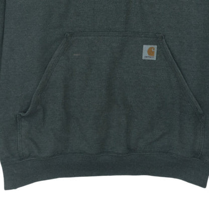 Carhartt Men’s Grey Pullover Hoodie XL Regular Heavyweight Cotton Blend