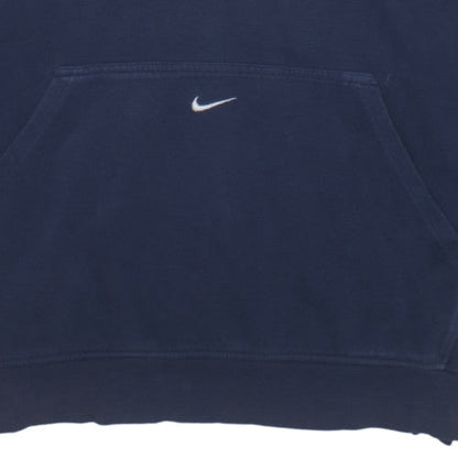 Nike Team Men's Blue Pullover Hoodie L Embroidered Sports Fleece