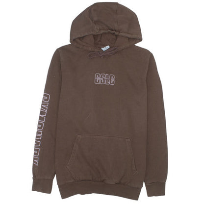 Gymshark Men's Brown Pullover Hoodie M Regular Fit Sportswear