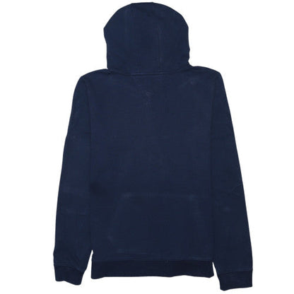 Tommy Hilfiger Womens Navy Blue Pullover Hoodie Size 14 Cotton Blend