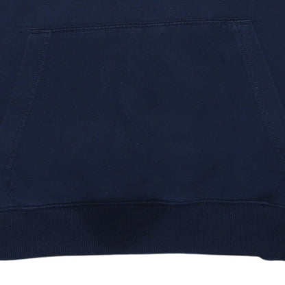 Tommy Hilfiger Womens Navy Blue Pullover Hoodie Size 14 Cotton Blend