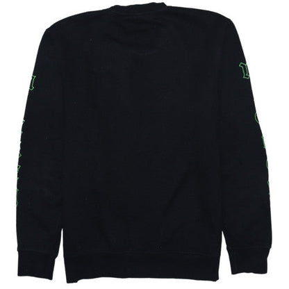 Disney Men Black L Sweatshirt Crew Neck Mickey Graphic Pullover