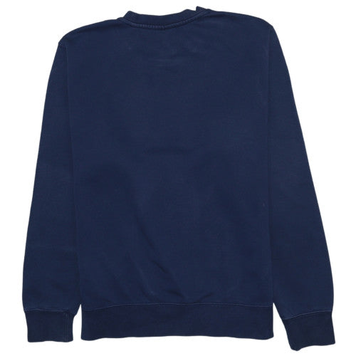Nike Men’s Blue Pullover Sweatshirt Small Regular Fit Crew Neck
