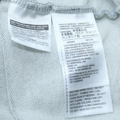 Levi's Men's Grey Pullover Logo Hoodie Size S Regular Fit