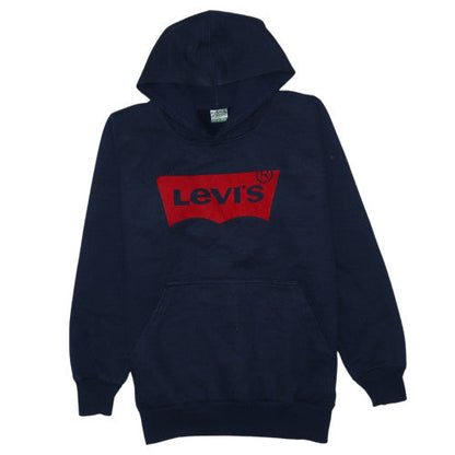 Apple Active Wear Men's Blue Pullover Hoodie S Logo Cotton