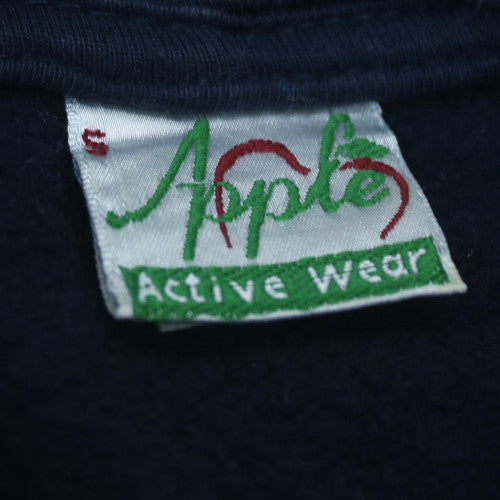 Apple Active Wear Men's Blue Pullover Hoodie S Logo Cotton