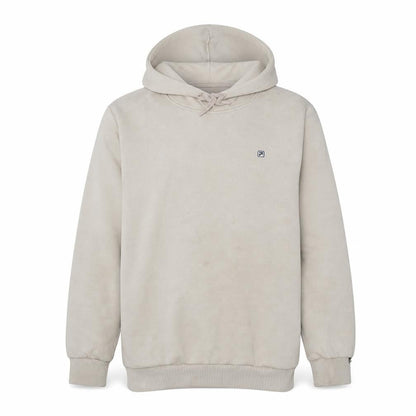 Fila Men's Beige Pullover Hoodie Size S Cotton Blend Regular Fit