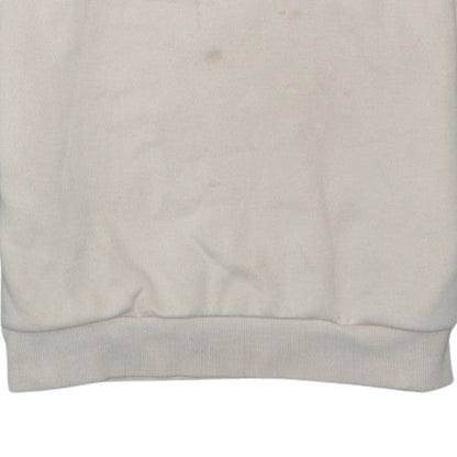 Fila Men's Beige Pullover Hoodie Size S Cotton Blend Regular Fit