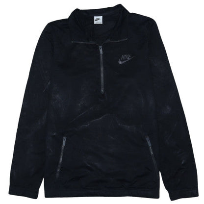 Nike Men's Black 1/2 Zip Pullover Sweatshirt Size L