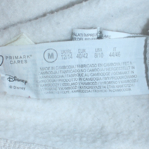 Disney Womens Grey Mickey Mouse Crew Neck Sweatshirt Size 12/14