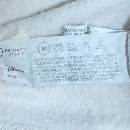 Disney Womens Grey Mickey Mouse Crew Neck Sweatshirt Size 12/14