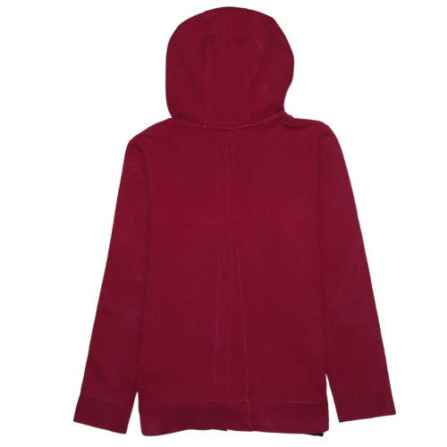 Nike Men's Red Full Zip Hoodie M Sports Fleece Sweatshirt