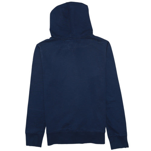 Tommy Hilfiger Teens Blue Pullover Hoodie 164 Logo Graphic Sweatshirt
