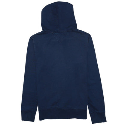 Tommy Hilfiger Teens Blue Pullover Hoodie 164 Logo Graphic Sweatshirt