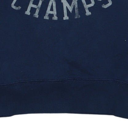Tommy Hilfiger Teens Blue Pullover Hoodie 164 Logo Graphic Sweatshirt