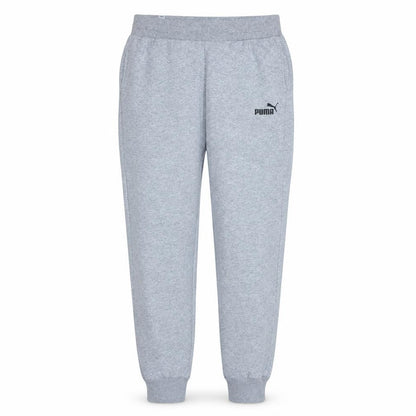 Puma Men's Grey Jogger Sweatpants S Regular Fit Elastic Waist