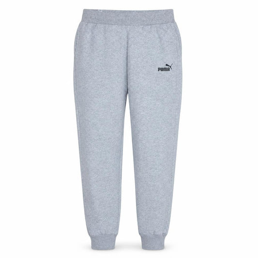 Puma Men's Grey Jogger Sweatpants S Regular Fit Elastic Waist