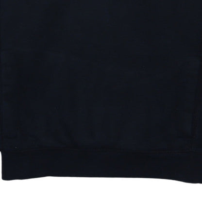 Puma Mens Black Pullover Hoodie M Sport Logo Fleece Sweatshirt