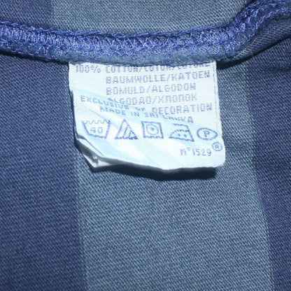 Ralph Lauren Men's Blue Striped Collared Long Sleeve Pullover Sweatshirt XL