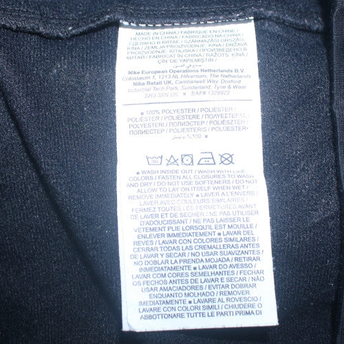 Nike Men's Black Pullover Hoodie Size L Fleece Sweatshirt