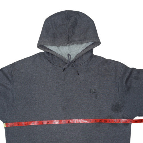 Champion Mens Grey XL Pullover Hoodie Fleece Regular Fit