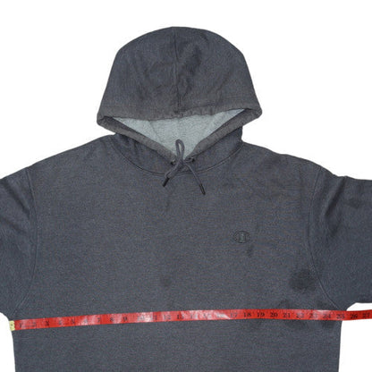 Champion Mens Grey XL Pullover Hoodie Fleece Regular Fit