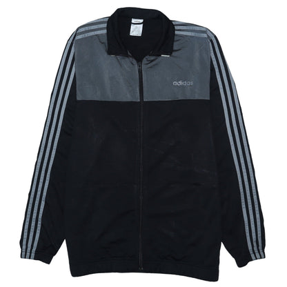 Adidas Mens Black 4XL Full Zip Sweatshirt Jacket