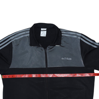 Adidas Mens Black 4XL Full Zip Sweatshirt Jacket