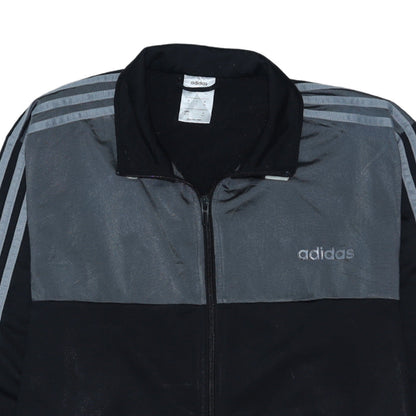 Adidas Mens Black 4XL Full Zip Sweatshirt Jacket